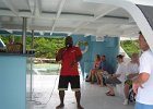 Reggae entertainment on the boat as we toured around the island.